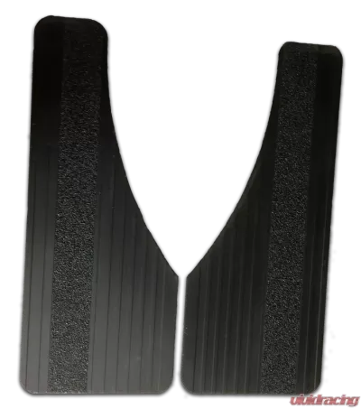 Owens Products 6.5 x 16 Black Moon Cut Extruded Aluminum Owens Classic Aluminum Mud flaps Universal Fit - C7000MFB