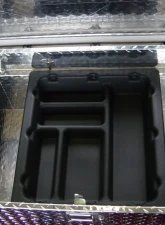 Owens Products Full Size Bright Polished Diamond Tread Aluminum Truck Tool Box Garrison Series Crossover Style                                     - 41016 - Image 2