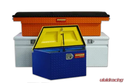 Owens Products Full Size 72" Bright Polished Diamond Tread Aluminum Garrison Side Mount Truck Tool Box - 42003