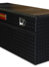 Owens Products 46.5" Diamond Tread Black Aluminum Powder Coat Truck Tool Box Garrison Series Utility Chest                                     - 44029B - Image 3
