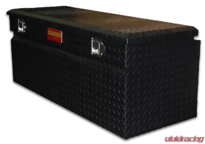 Owens Products 46.5" Diamond Tread Black Aluminum Powder Coat Truck Tool Box Garrison Series Utility Chest - 44029B