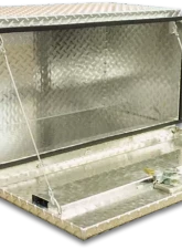 Owens Products 36" Bright Polished Diamond Tread Aluminum Truck Tool Box Garrison Series Underbody Chest                                     - 47002 - Image 6