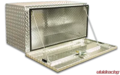 Owens Products 48" Bright Polished Diamond Tread Aluminum Truck Tool Box Garrison Series Underbody Chest - 47003