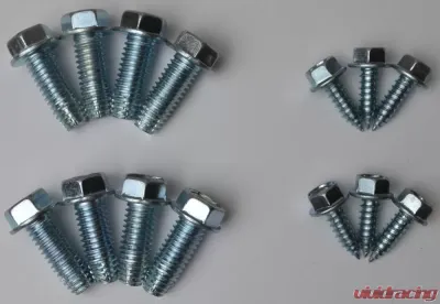 Owens Products Silver Stone Guards and End Caps Bolt Pack 14 Pieces - BP02