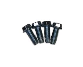 Owens Products Silver Thread Cutting Bolts Stone Guards to Running Board Bolt Pack 4 Pieces
