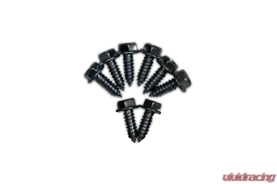Owens Products Silver Hex Washer Head Screws Stone Guards to Vehicle Bolt Pack 8 Pieces - BP93
