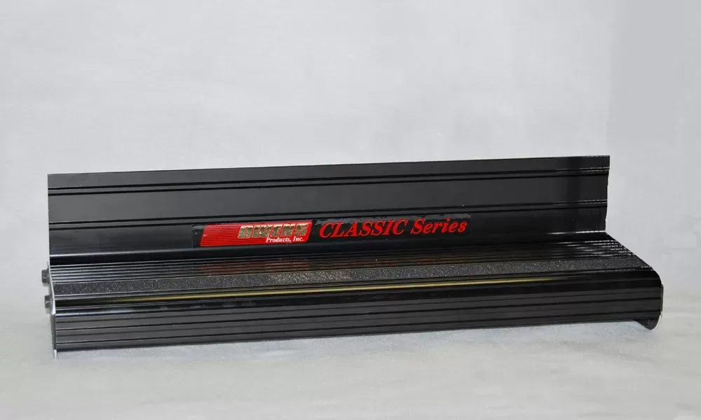 Owens Products 4" Riser Black Aluminum ClassicPro Series Extruded Running Boards Ford Transit Van w/o Mud Flaps 148" 2015-2018 - OC72408B-01