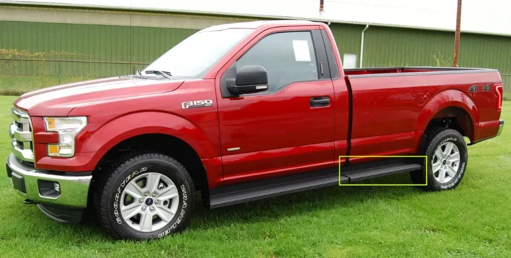 Owens Products 4" Black Aluminum 40" Classic Series Extruded Running Boards - OC7440B