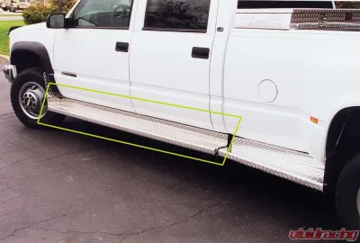 Owens Products 2" Riser Aluminum ClassicPro Series Diamond Running Boards Chevrolet | GMC C/K Crew Cab 1992-2000 - OC8093CX