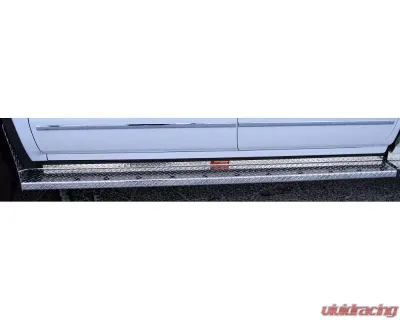 Owens Products 2" Riser Aluminum ClassicPro Series Diamond Running Boards Chevrolet Silverado 1500 | 2500 | 3500 Except Diesel Crew Cab 2014-2018 - OCC8090CX