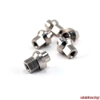 T1 Race Development GT1R Titanium Drag Wheel Shank Lug Nuts Nissan GT-R R35 2009-2021 - GT1R M12 x 1.25  Shank Ti Lug - BL