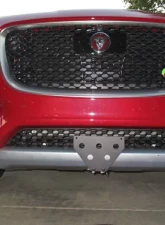 STO N SHO Front License Plate Bracket w/ Black Base Plate Jaguar F-Pace S/R Sport 2017-2020                                     - SNS99a-b - Image 4