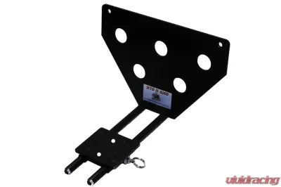 STO N SHO Front License Plate Bracket w/ Black Base Plate Jaguar F-Pace S/R Sport 2017-2020 - SNS99a-b