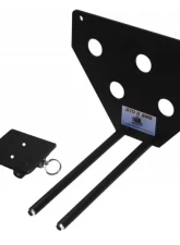 STO N SHO Front License Plate Bracket w/ Black Base Plate Jaguar F-Pace S/R Sport 2017-2020                                     - SNS99a-b - Image 3