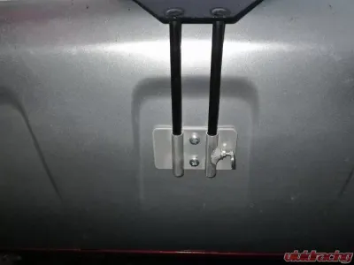 STO N SHO Front License Plate Bracket w/ Silver Base Plate Jaguar F-Pace S/R Sport 2017-2020 - SNS99a-s