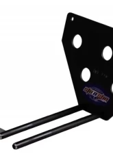 STO N SHO Front License Plate Bracket w/ Silver Base Plate Jaguar F-Pace S/R Sport 2017-2020                                     - SNS99a-s - Image 3