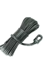 1/4 Inch x 50 ft. Black Winch Rope & Black Safety Thimble TRE-Tactical Recovery Equipment                                     - TRE-WR-14BK50 - Image 2
