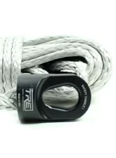 1/4 Inch x 50 ft. Silver Winch Rope & Black Safety Thimble TRE-Tactical Recovery Equipment                                     - TRE-WR-14SV50 - Image 3