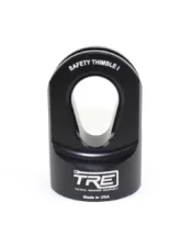 1/4 Inch x 50 ft. Silver Winch Rope & Black Safety Thimble TRE-Tactical Recovery Equipment                                     - TRE-WR-14SV50 - Image 2