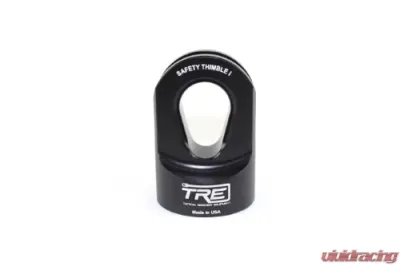 1/4 Inch x 50 ft. Silver Winch Rope & Black Safety Thimble TRE-Tactical Recovery Equipment - TRE-WR-14SV50