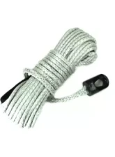 1/4 Inch x 50 ft. Silver Winch Rope & Black Safety Thimble TRE-Tactical Recovery Equipment                                     - TRE-WR-14SV50 - Image 3