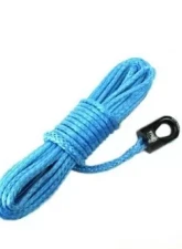 3/8 Inch Blue Winch Rope and Safety Thimble 100 Foot Roll TRE-Tactical Recovery Equipment                                     - TRE-WR-38BL100 - Image 2