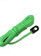 3/8 Inch Lime Green Winch Rope and Safety Thimble 100 Foot Roll TRE-Tactical Recovery Equipment                                     - TRE-WR-38LG100 - Image 2