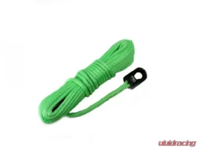 3/8 Inch Lime Green Winch Rope and Safety Thimble 100 Foot Roll TRE-Tactical Recovery Equipment - TRE-WR-38LG100