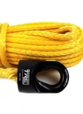 3/8 Inch Yellow Winch Rope and Safety Thimble 85 Foot Roll TRE-Tactical Recovery Equipment                                     - TRE-WR-38YL85 - Image 2