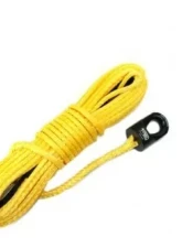3/8 Inch Yellow Winch Rope and Safety Thimble 85 Foot Roll TRE-Tactical Recovery Equipment                                     - TRE-WR-38YL85 - Image 2