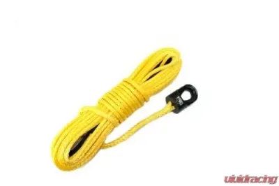 3/8 Inch Yellow Winch Rope and Safety Thimble 85 Foot Roll TRE-Tactical Recovery Equipment - TRE-WR-38YL85