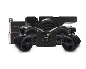 Rockford Fosgate Stage 4 600 Watt Stereo | Front | Rear Speaker | Subwoofer Kit Polaris RZR Models