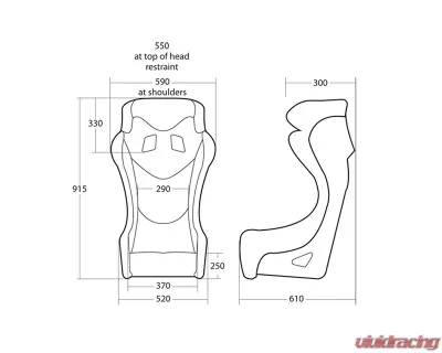 Cobra Sebring Pro Carbon Ultralite - FIA 8855-1999 - Pro-Fit - Black Spacer Fabric all over - C ULT-CC-S-BK