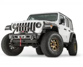 Warn w/Insert Bars Powder Coated Black Jeep Wrangler 2018