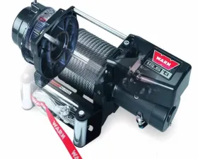 Warn 12 Volt 16500 LB Pull Line Cap 90 Ft Wire Rope Roller Fairlead Wired Remote