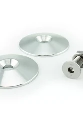 Wrangler Hood Snub Delete Washer Kit 07-18 Wrangler JK 2/4 97-06 TJ Door Silver American Trail Products                                     - 36070011S - Image 2