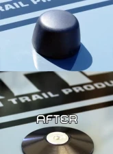 Wrangler Hood Snub Delete Washer Kit 07-18 Wrangler JK 2/4 97-06 TJ Door Silver American Trail Products                                     - 36070011S - Image 2