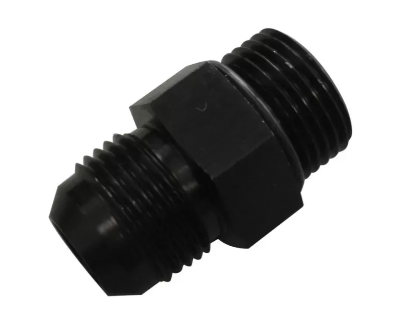 Fleece Performance -10 to 7/8 Inch -14 Straight Male Black w/ O-Ring - FPE-34805-A