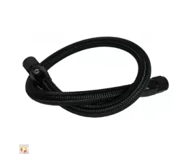 Fleece Performance 34.5 Inch Common Rail/VP44 Cummins Coolant Bypass Hose Black Nylon Braided