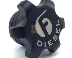 Fleece Performance Black Anodized Billet Fuel Cap For 2013-2018 Cummins