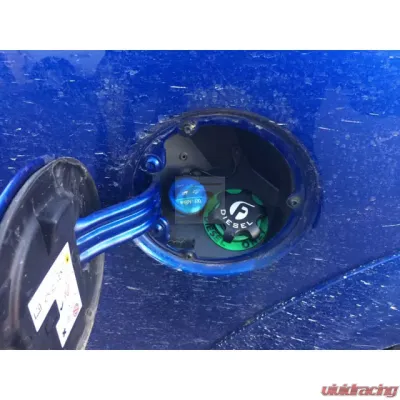 Fleece Performance Black Anodized Billet Fuel Cap For 2013-2018 Cummins - FPE-FC-1316-BLK