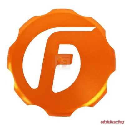 Fleece Performance Cummins Billet Oil Cap Cover Orange - FPE-OC-CR-F-ORG