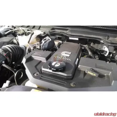 Fleece Performance Cummins Billet Oil Cap Cover Black - FPE-OC-CR-F