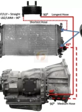 Fleece Performance Allison Transmission Cooler Lines For 2001-2005 LB7-LLY                                     - FPE-TL-LB7-LLY - Image 2