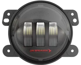 J.W. Speaker 6145 J2 Series - Kit of 2 Jeep LED Fog Lights with Black Bezels