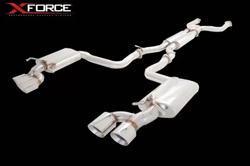 XForce MerceBenz C63 AMG Stainless Steel Twin 3" Cat Back System. Mercedes-Benz - ES-C63-CBS