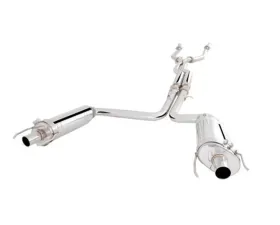 XForce Lexus ISF 8cyl Dual Cat-Back System Lexus IS-F 2008-2014