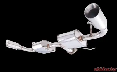 XForce Mitsubishi Lancer 2007-11 CJ R/Section with Dual Side Outlet (C/inlet)Loose Tips - ES-ML03-R