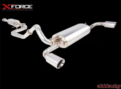 XForce Mazda 3 SP25 Hatch Back 2010-On Stainless Steel 2.5" High Flow Cat-Back System - ES-MZ3-25-CBS