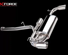 XForce Mazda RX8 Series II 2009-2011 Stainless Steel Cat-Back System Mazda RX-8 2009-2011